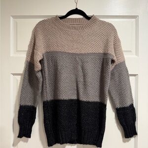 Colorblock Knit Sweater